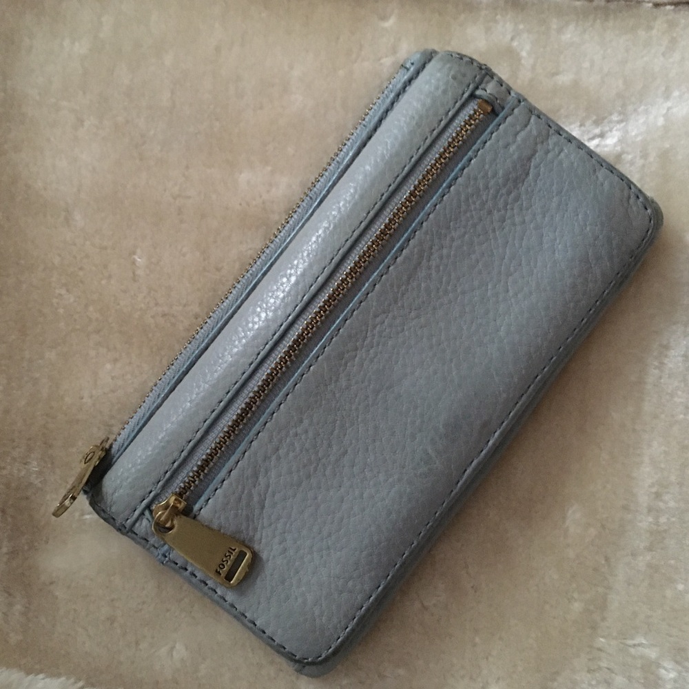 Light Blue Fossil Wallet